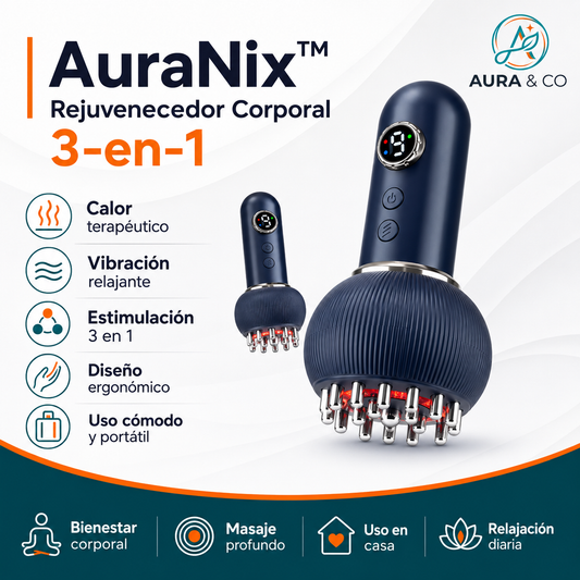 AuraNix™ | Rejuvenecedor Corporal 3-en-1