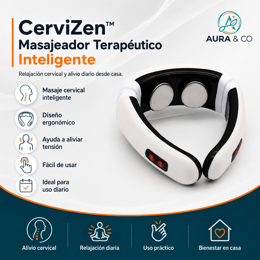 CerviZen™ | Masajeador Terapéutico Inteligente