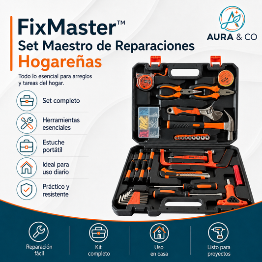 FixMaster™ | Set Maestro de Reparaciones Hogareñas