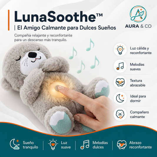 LunaSoothe™ | El Amigo Calmante para Dulces Sueños