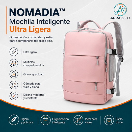 NOMADIA™ | Mochila Inteligente Ultra Ligera