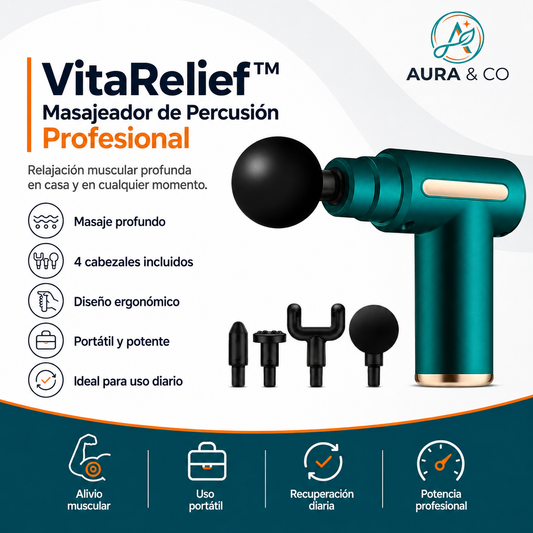 VitaRelief™ | Masajeador de Percusión Profesional