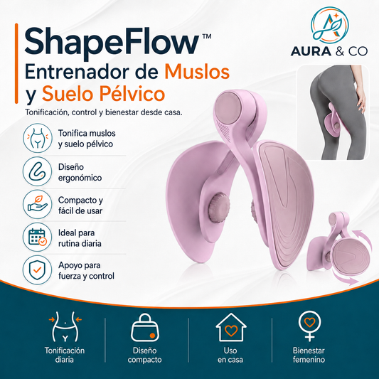 ShapeFlow™ | Entrenador de Muslos y Suelo Pélvico